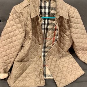 SOLD Burberry Brit Diamond Quilted Jacket